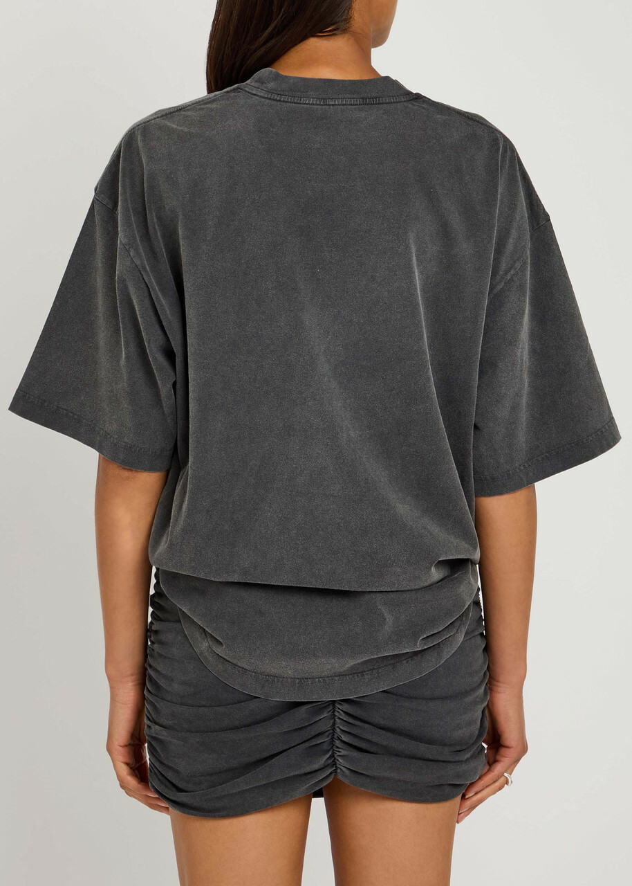 Alexanderwang.t Prestyled T-shirt Cotton Mini Dress Black