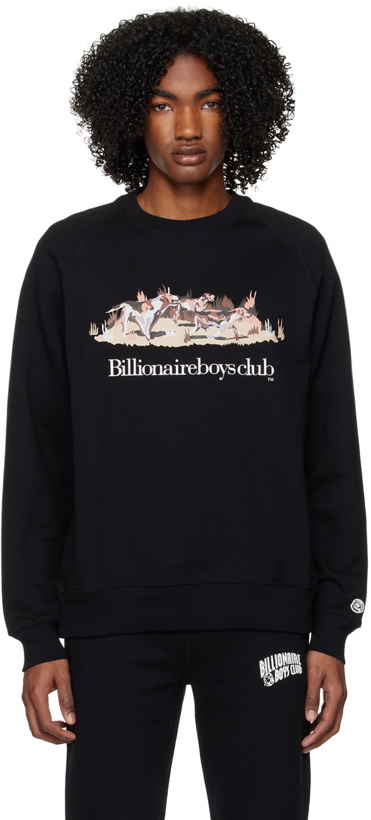 Photo: Billionaire Boys Club Black Space Hunt Sweatshirt