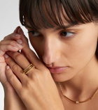 Spinelli Kilcollin Norah Ombré 18kt gold ring with sapphires
