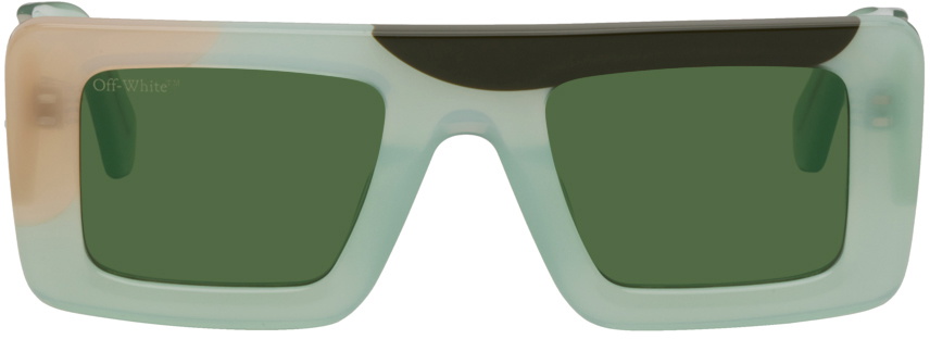 サングラス Off-White Off White - SEATTLE SUNGLASSES - light blue Off-White Blue Seattle Sunglasses Off-White