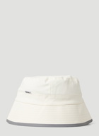Reflective Bucket Hat in White