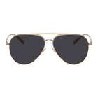 Versace Gold Greca Aviator Sunglasses