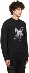 PS by Paul Smith Black Zebra Rings Sweatshirt