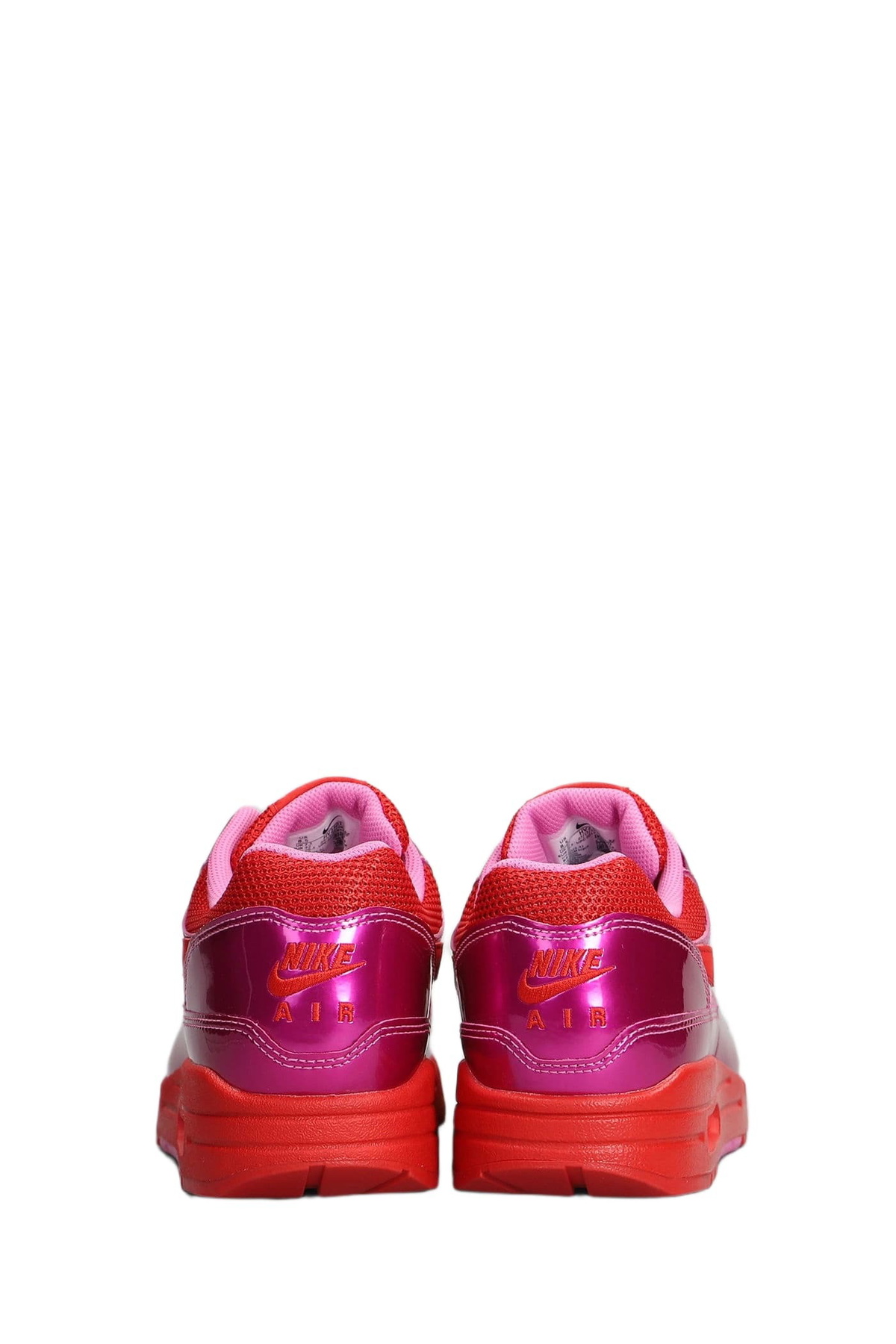 Nike Air Max 1 Prm Sneakers In Fuxia Leather And Fabric