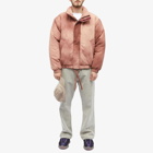 Acne Studios Men's Osam Wave Dyed Nylon Jacket in Rust Red