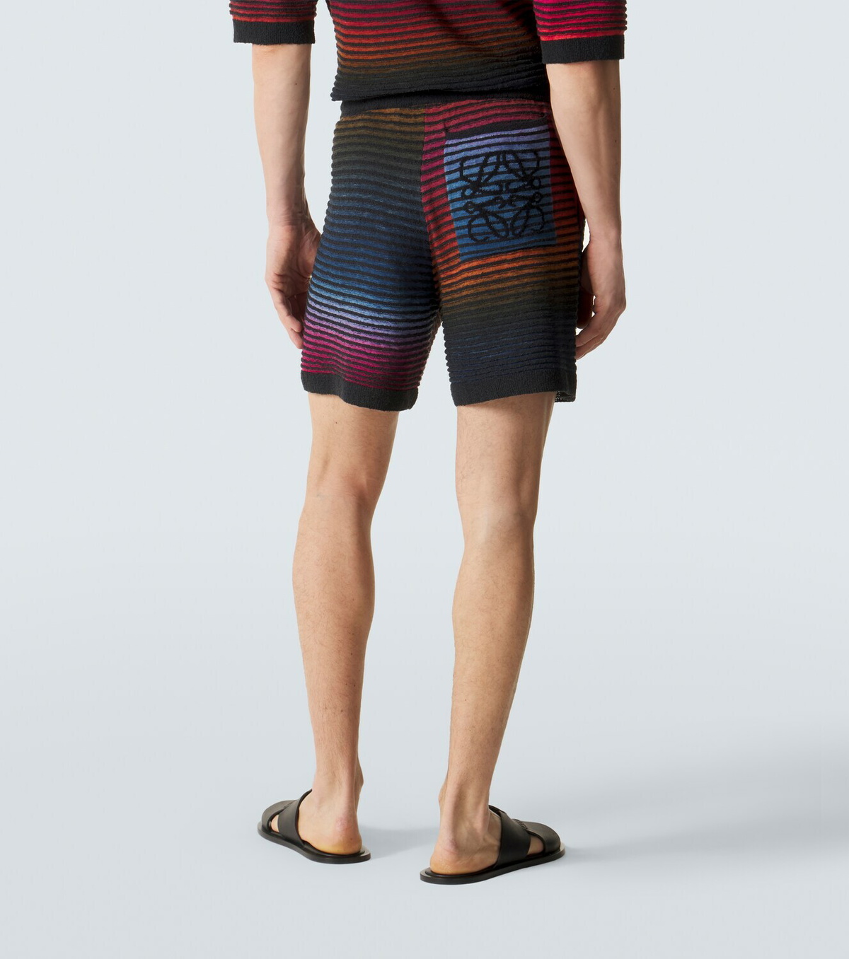 Loewe Paula's Ibiza Anagram cotton-blend shorts
