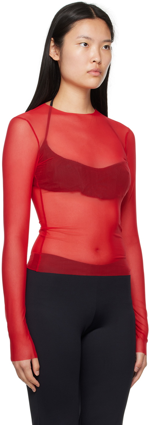 BINYA Red Arena Long Sleeve T-Shirt