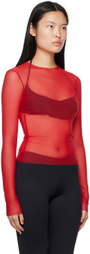 BINYA Red Arena Long Sleeve T-Shirt