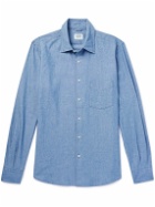 Aspesi - Slim-Fit Cotton-Chambray Shirt - Blue
