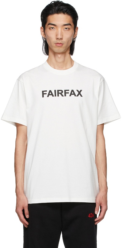 Photo: 424 White 'Fairfax' T-Shirt