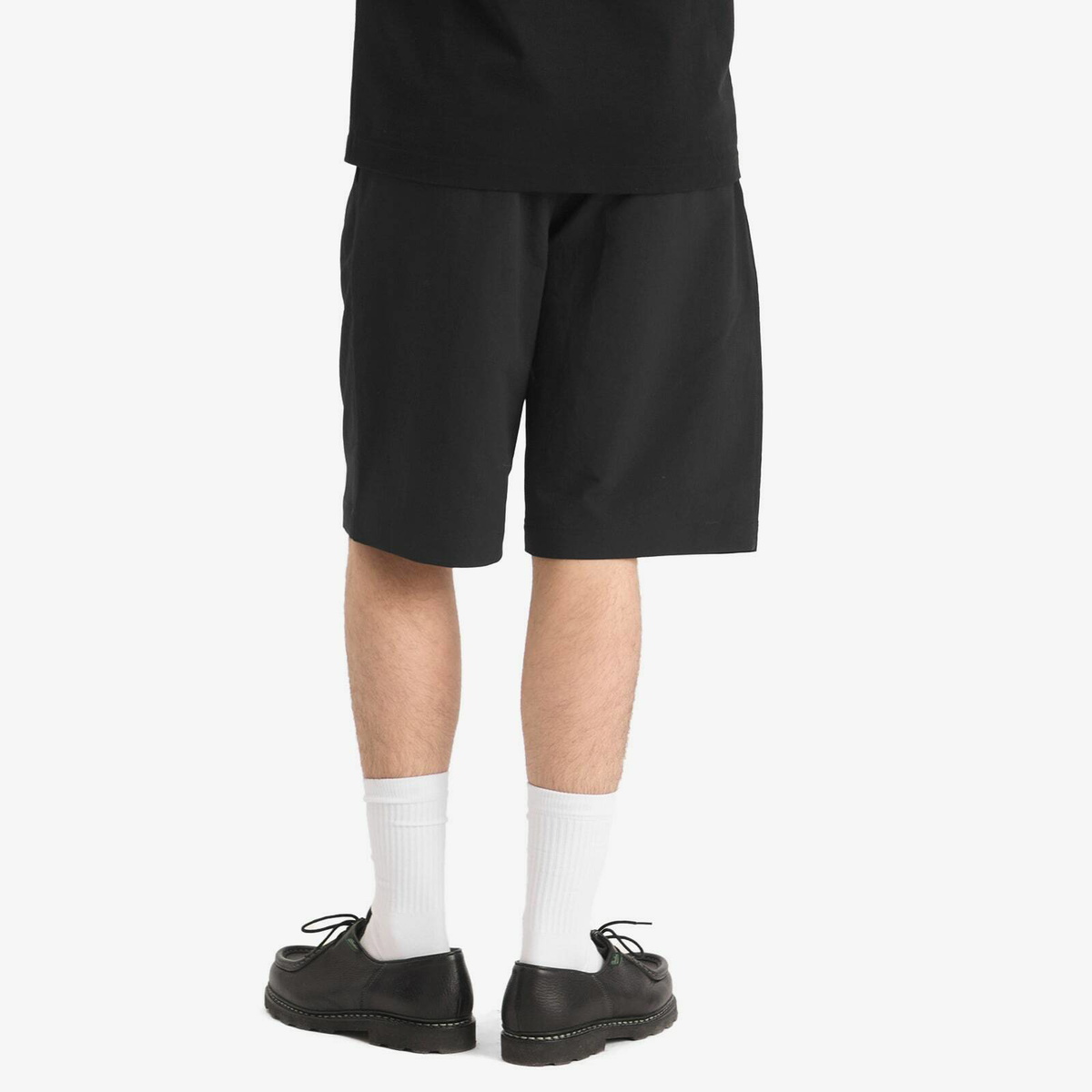 Nanamica Men's Alphadry Double Pleats Shorts in Black