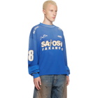Satoshi Nakamoto Blue Mesh Moto Jersey