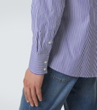 Brunello Cucinelli Striped cotton shirt