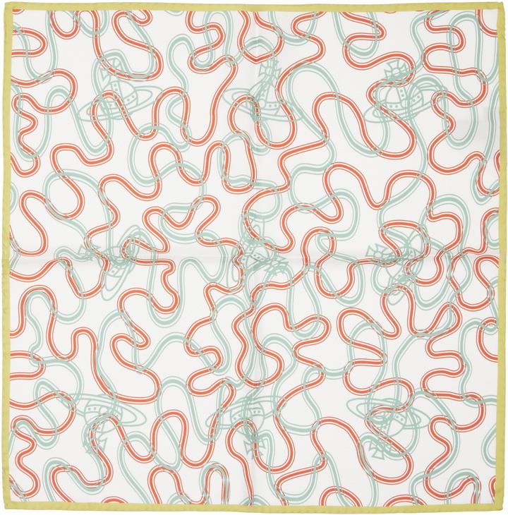 Photo: Vivienne Westwood Off-White Wiggle Orb Square Scarf