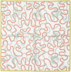 Vivienne Westwood Off-White Wiggle Orb Square Scarf