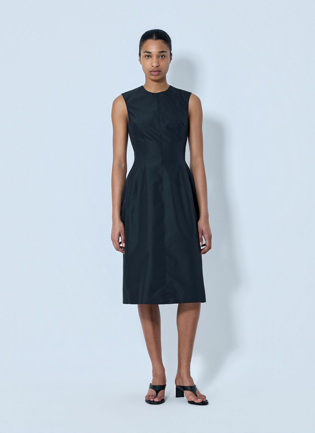 Jil Sander Sleeveless Structured Midi Dress