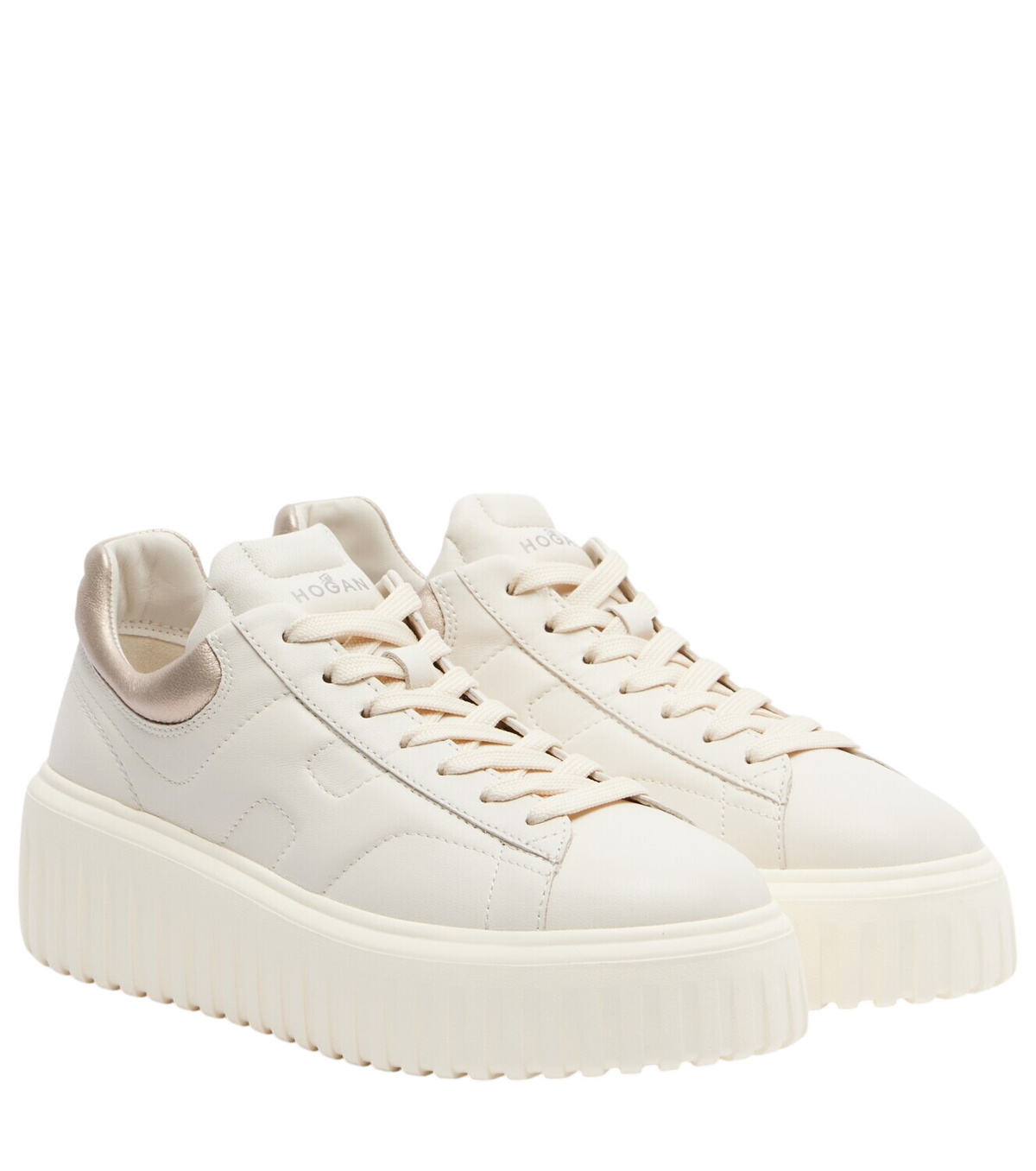 Hogan H-Stripes leather platform sneakers Hogan