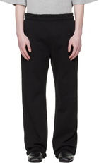 Entire Studios Black Straight Leg Sweatpants