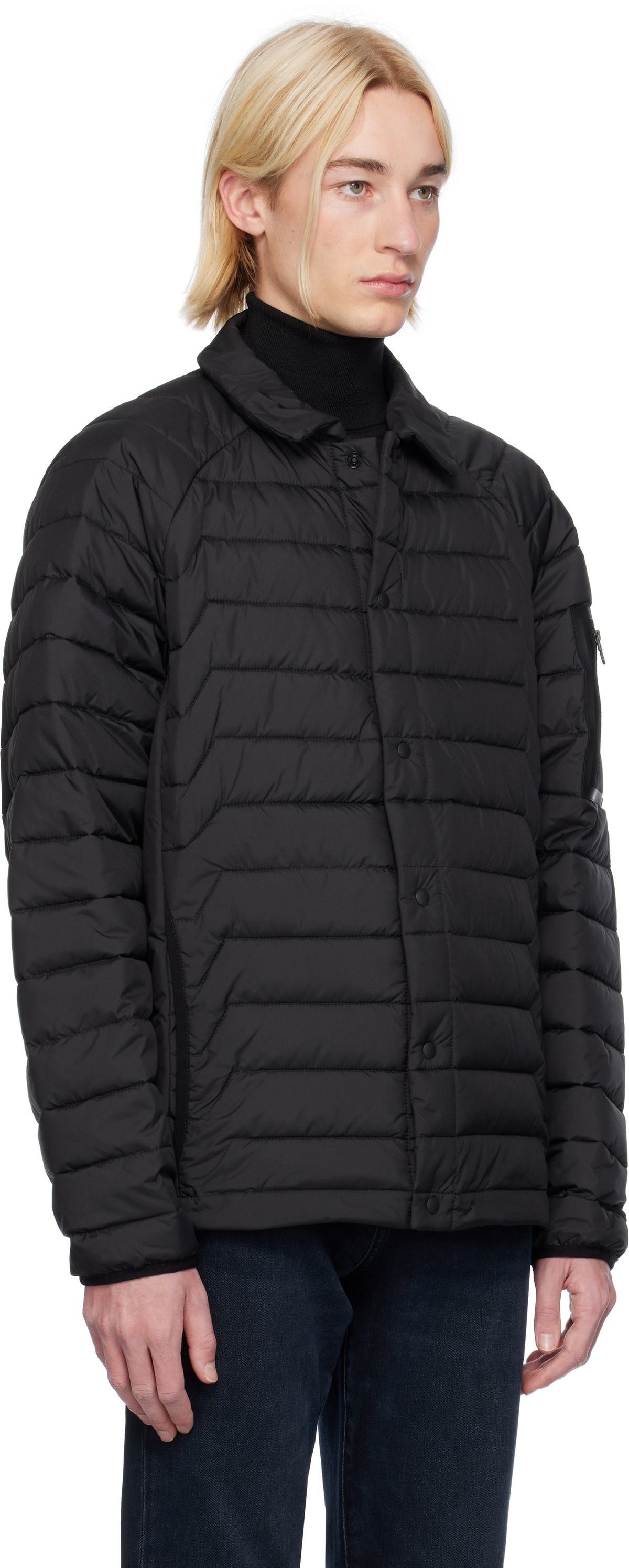 BOSS Black Water-Repellent Jacket