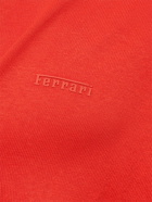 FERRARI - Logo Cotton & Silk Knit Sweater