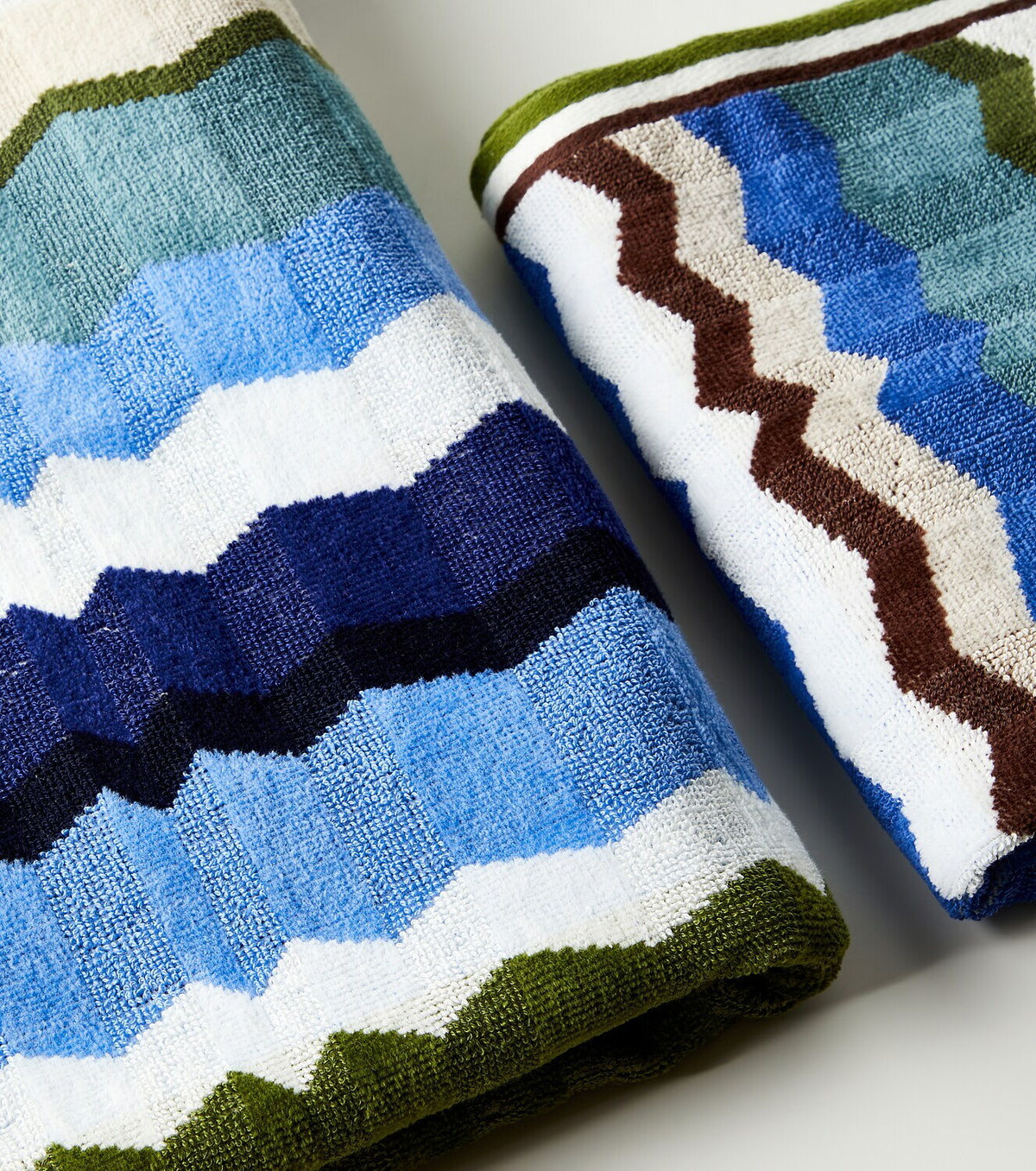 Missoni Eva Zigzag set of 2 cotton terry towels