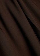Esse Studios Onus Pleated Woven Trousers Brown