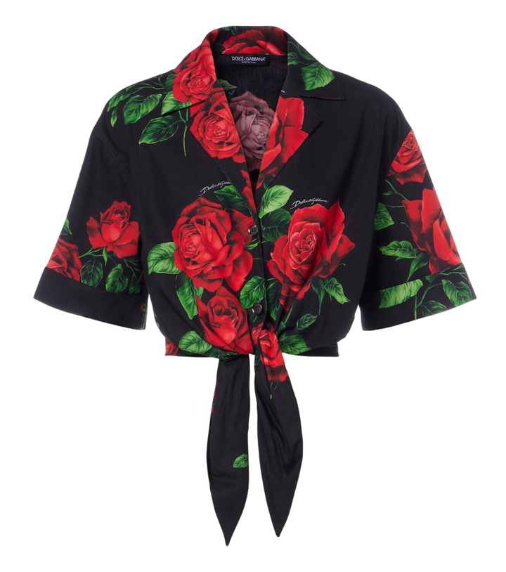Photo: Dolce&Gabbana Floral cotton shirt
