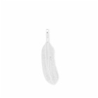 First Arrows Men's Feather Small Pendant in Silver