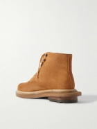 J.M. Weston - Sacai Suede Boots - Brown