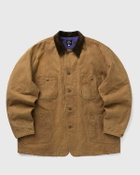 Needles Coverall Kakishibu Paint Brown Mens Coat