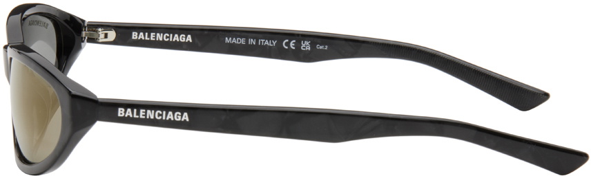 Balenciaga Black Neo Round Sunglasses Balenciaga