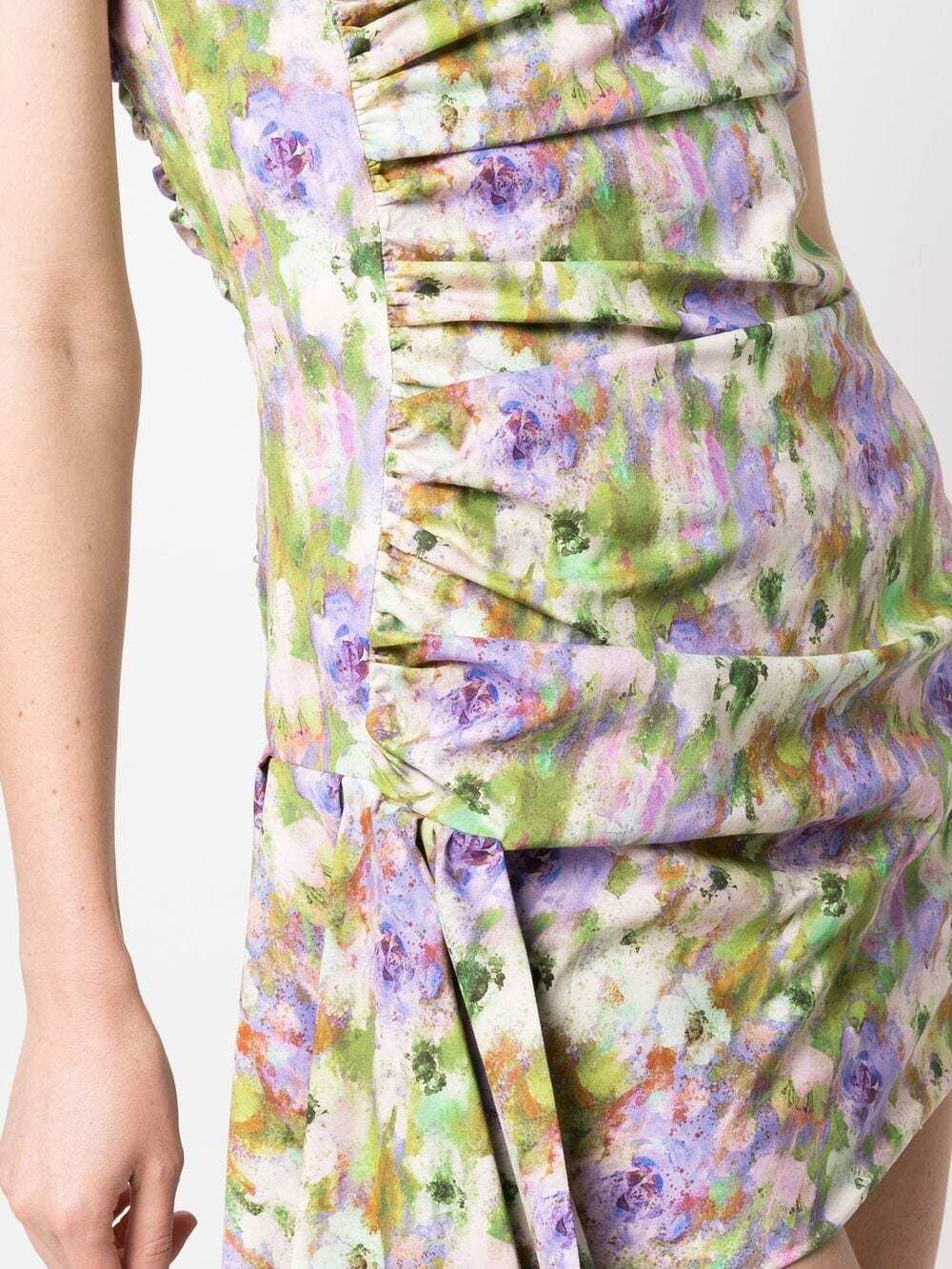 GIUSEPPE DI MORABITO Cotton One Shoulder Short Dress Giuseppe di Morabito