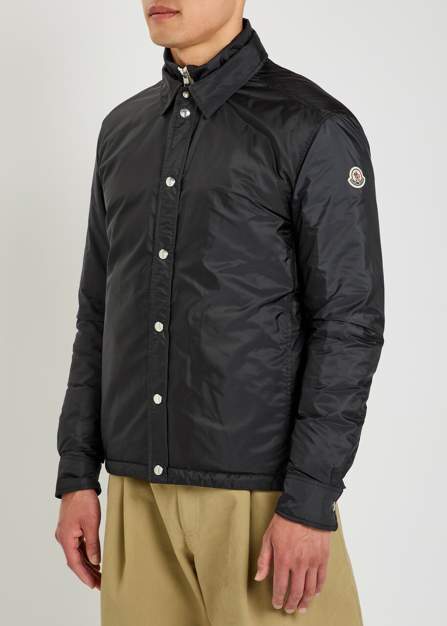 Moncler Meridelle Layered Padded Shell Jacket Navy