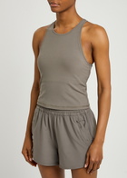 Vuori Pose Plyo Ribbed-knit Tank Mauve