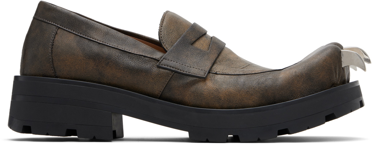 Charles Jeffrey LOVERBOY Black Sheathed Moggies Loafers Charles