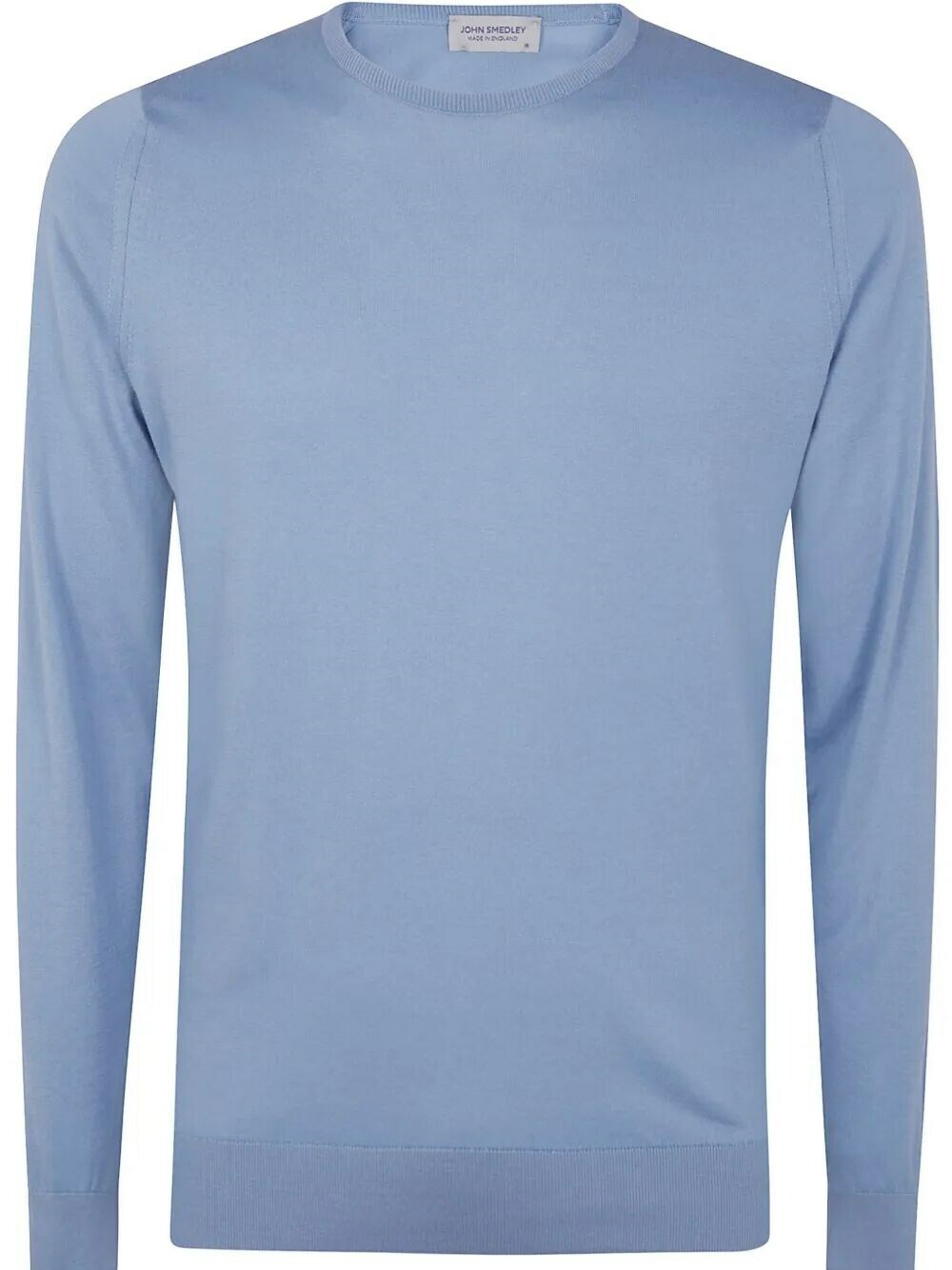 John Smedley Hatfield Long Sleeves Crewneck Pullover in Green