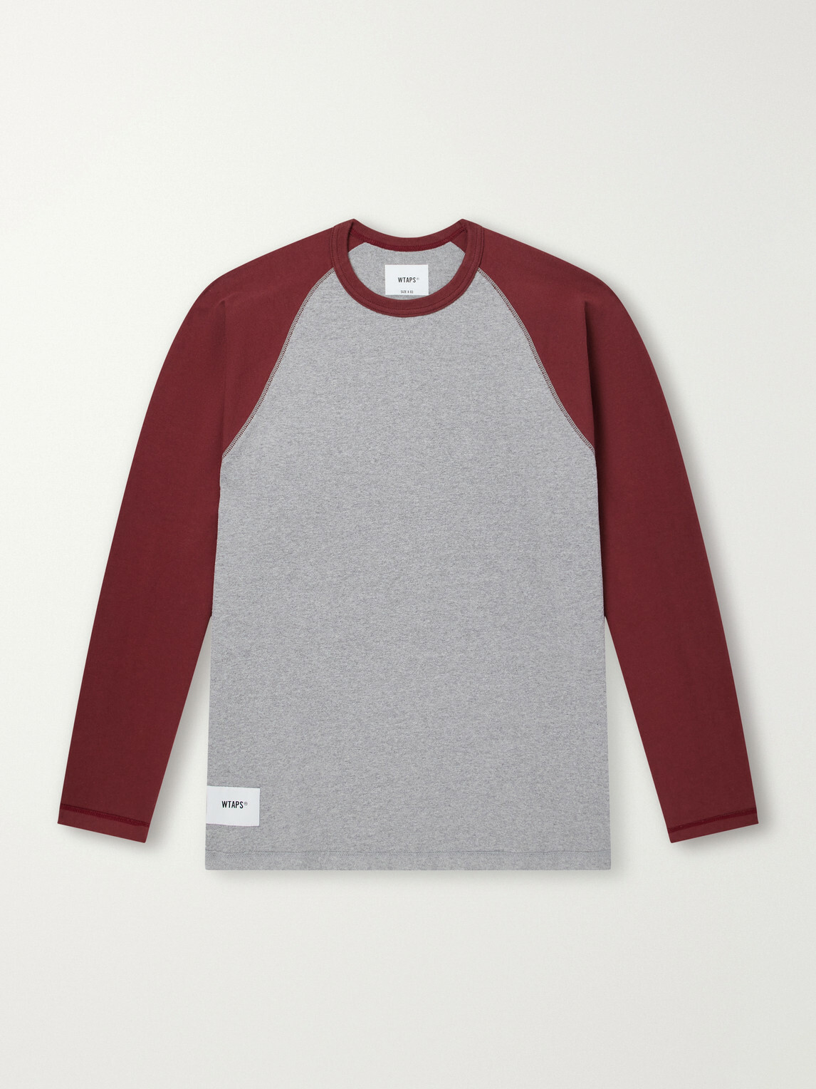 WTAPS - Ian Logo-Embroidered Cotton-Jersey T-Shirt - Gray
