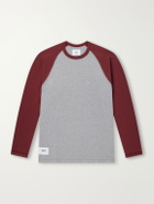 WTAPS - Ian Logo-Embroidered Cotton-Jersey T-Shirt - Gray