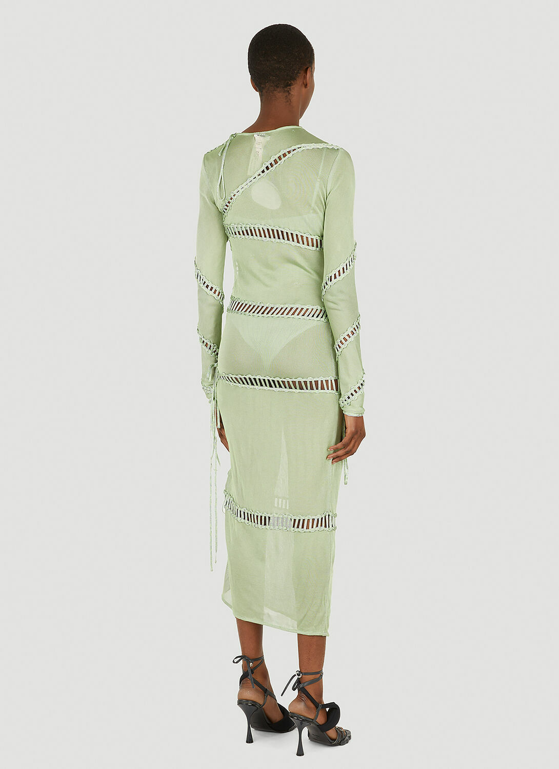 Isa Boulder Puzzle Long Sleeve Dress