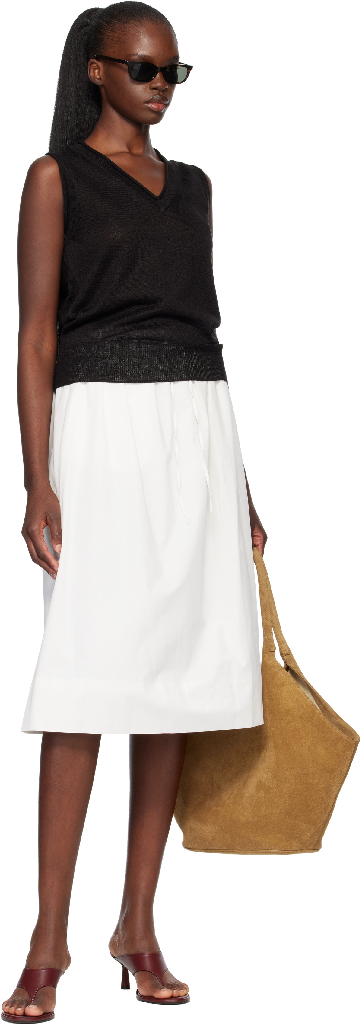Nothing Written Black Dore Sleeveless Knit Top