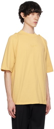 Jacquemus Yellow 'Le t-shirt Camargue' T-Shirt