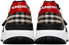 Burberry Black & White Check Sneakers