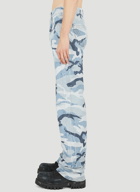 Camouflage Jeans in Blue