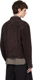 Nudie Jeans Brown Dante II Suede Jacket