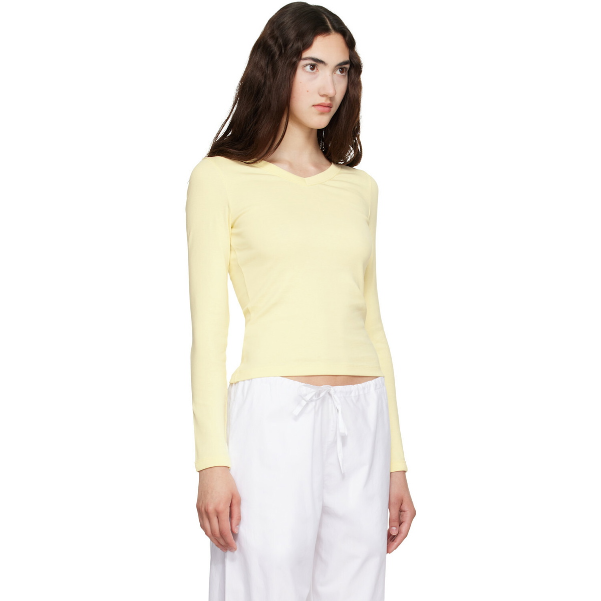FLORE FLORE Yellow Jill Longsleeve T-shirt