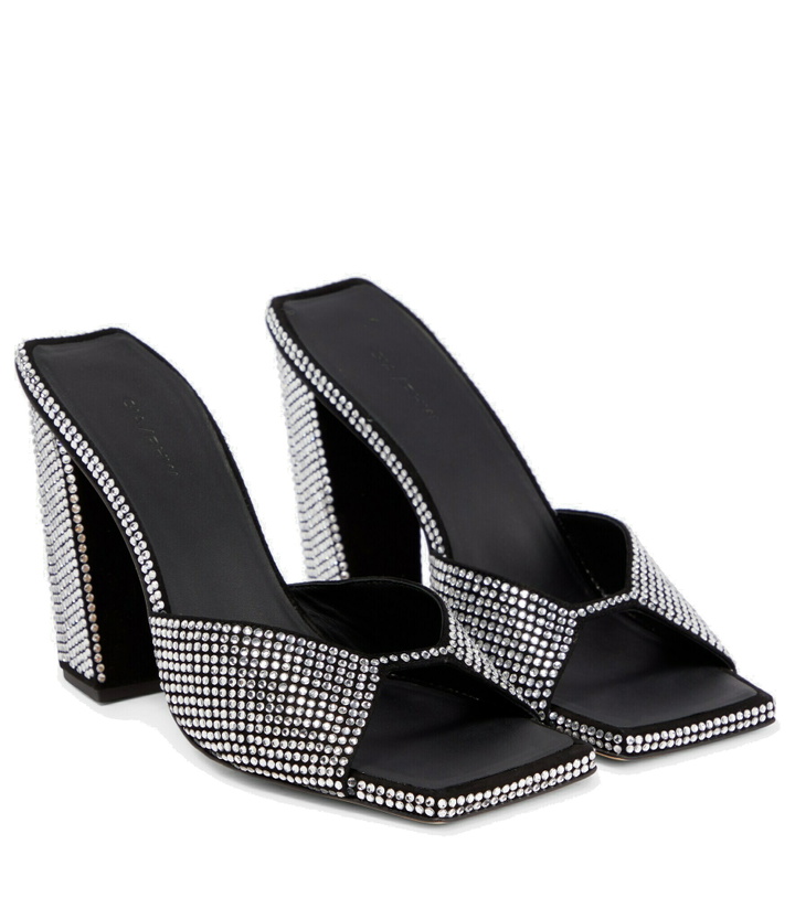 Photo: Gia Borghini - Gia/Rhw Rosie 14 embellished suede mules