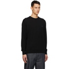 Loewe Black and Grey Anagram Embroidered Sweater