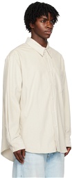 AMI Alexandre Mattiussi Off-White Oversize Shirt