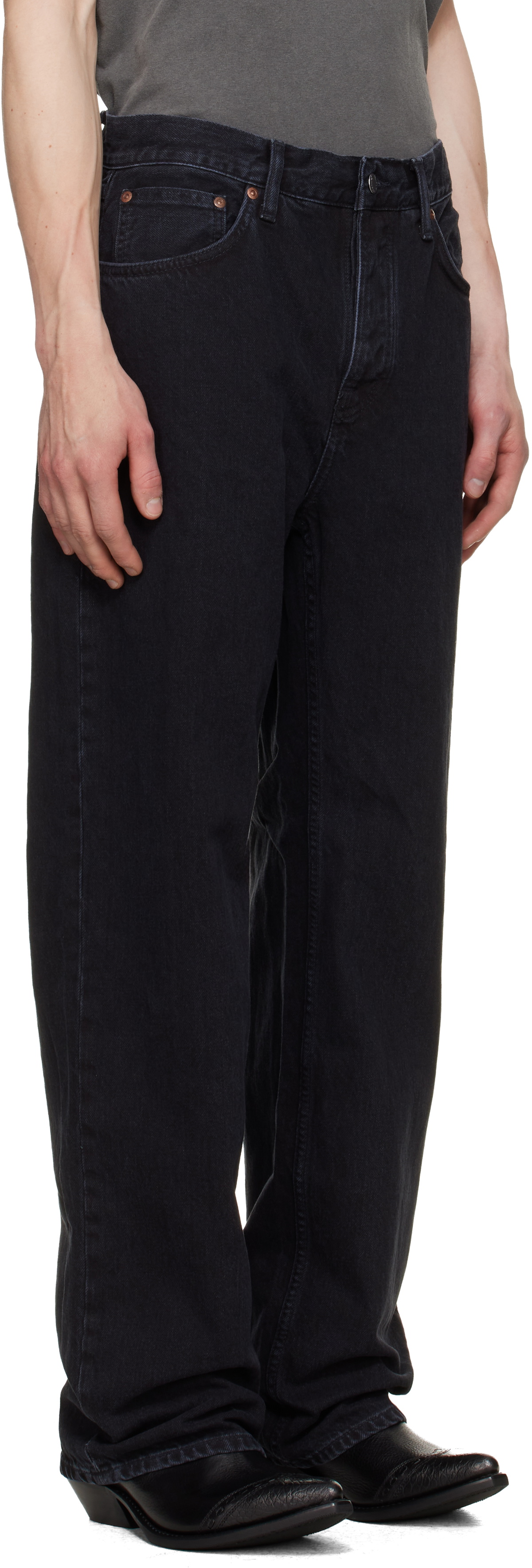 Nudie Jeans Black Tuff Tony Jeans