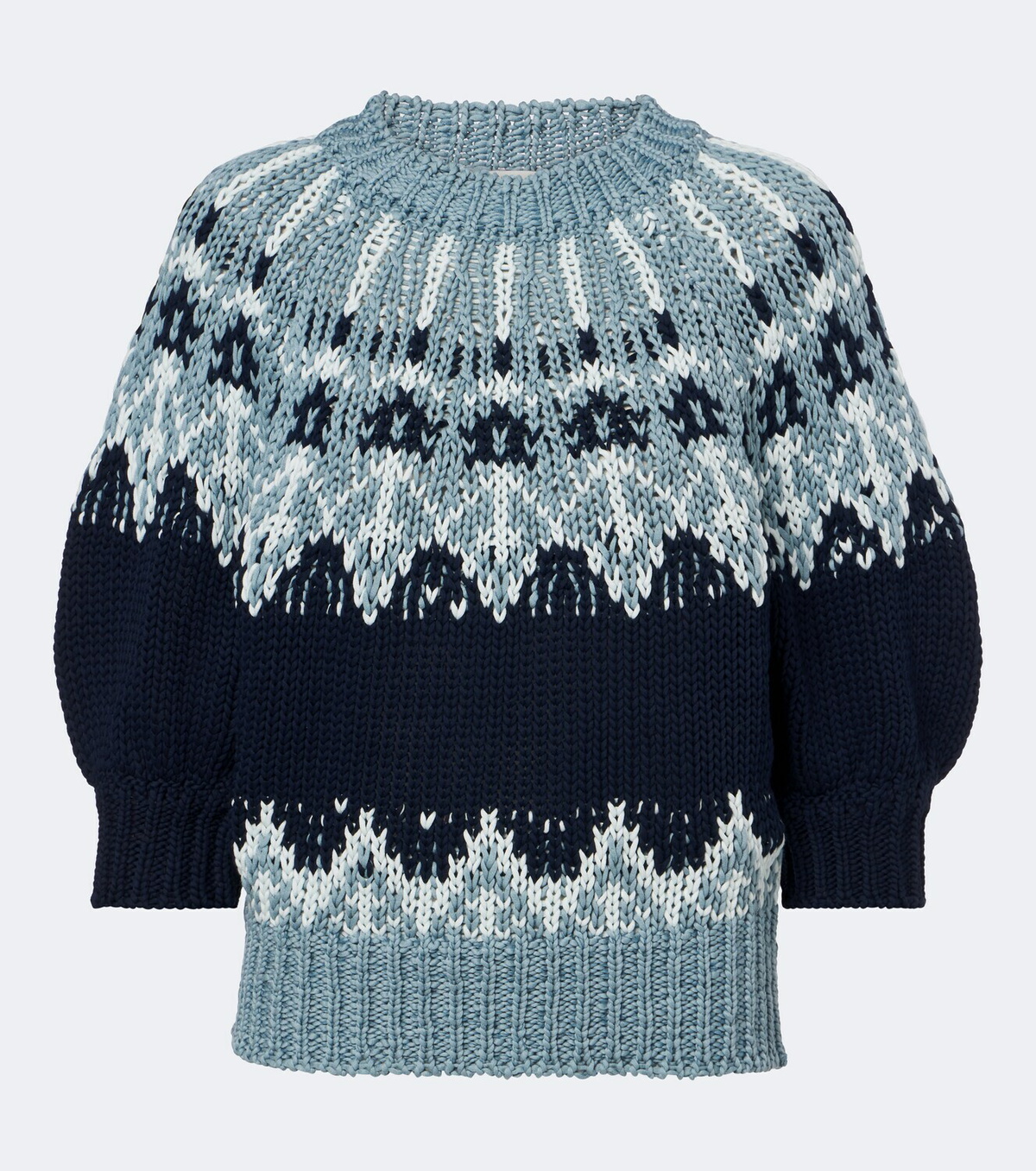 Altuzarra Marty Fair Isle cotton sweater
